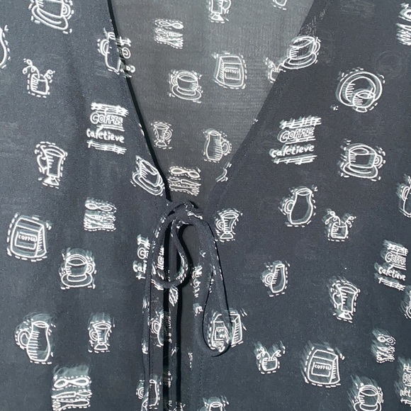 Black and white sheer jacket - Picture 4 of 5